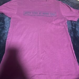 Men's Maroon Graphic T-Shirt - Stay At Home Dad